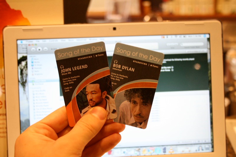 Illustration for article titled First Hands-On with Starbucks iTunes Wireless Music Store (Video)